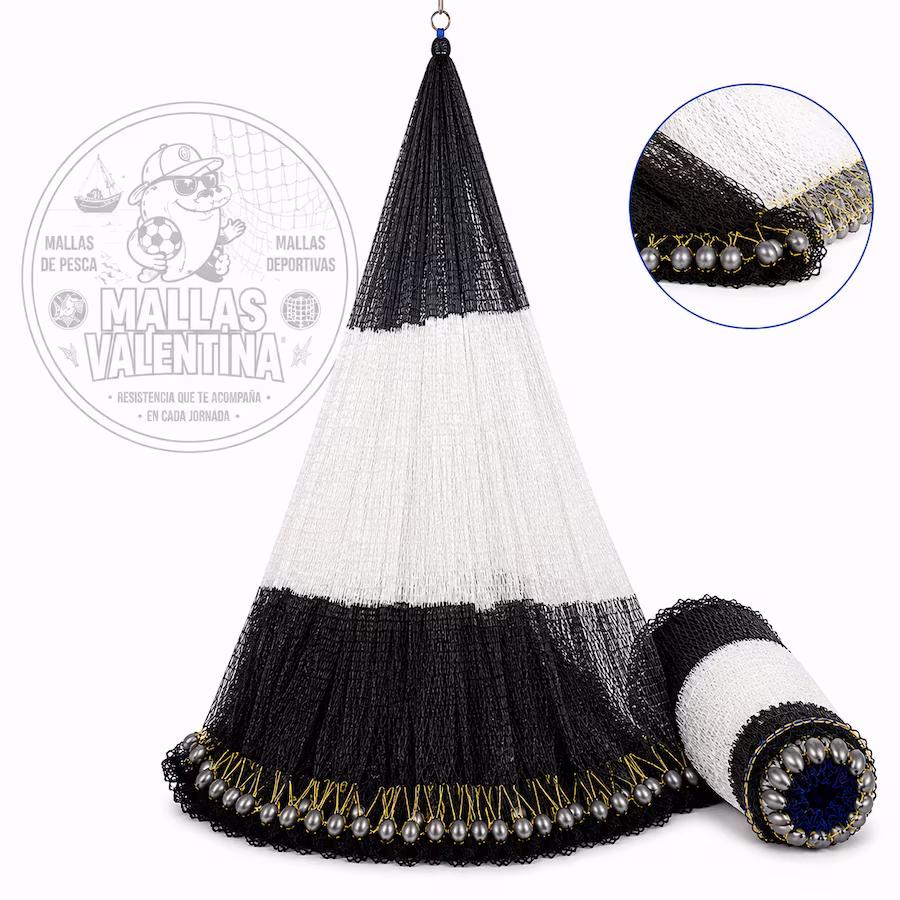 Atarraya Mixta de Hilo y Monofilamento